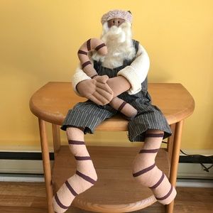Sitting Santa Shelf Doll